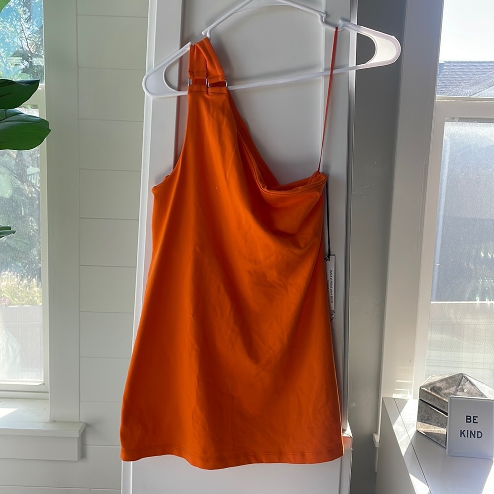 Susana Monaco Asymmetrical Buckle Top